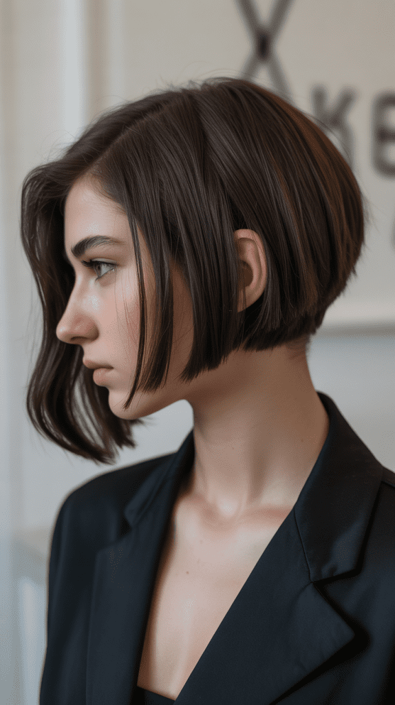 Asymmetrical French Bob