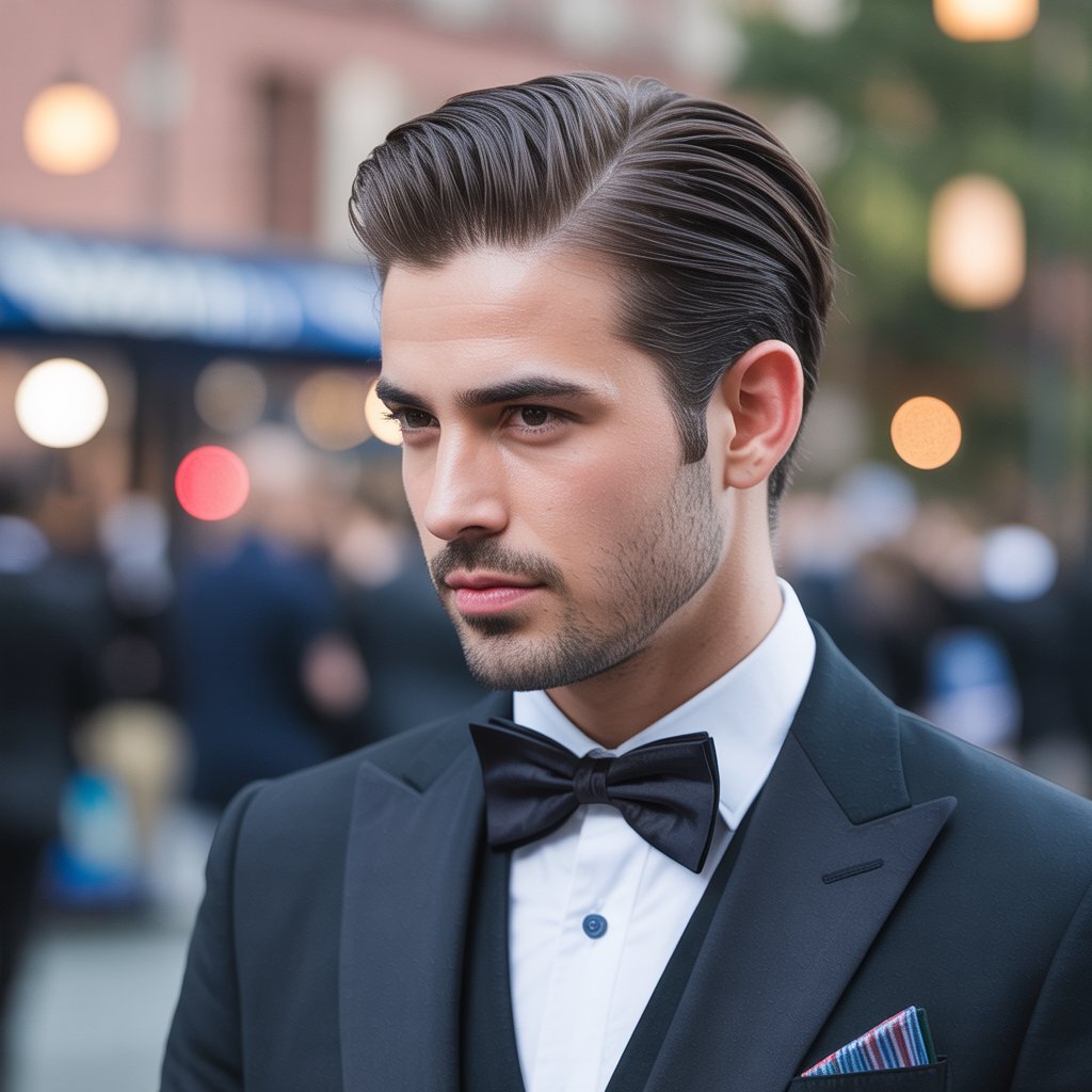 Slicked-Back Jellyfish Style