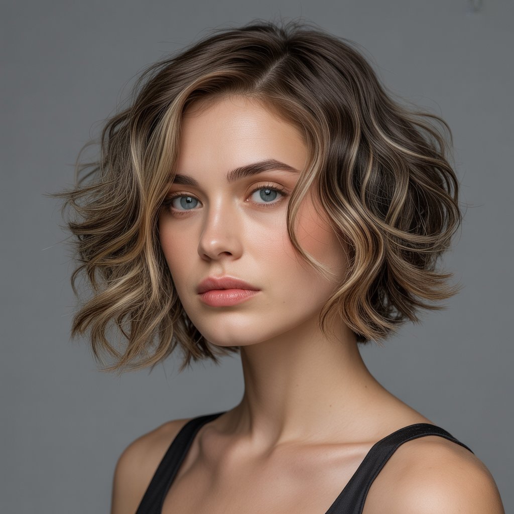 French Bob with Dimensional Cutting