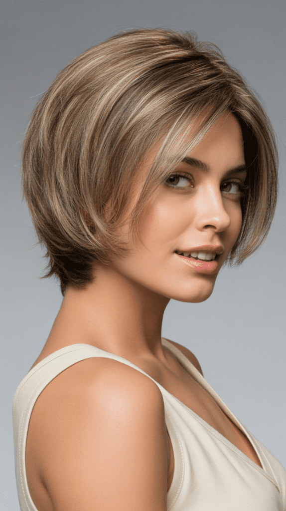 Stacked Angled Bob