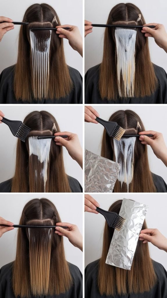 Step-by-Step Home Balayage Application Technique