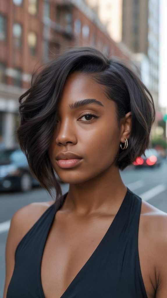 Asymmetrical Chin Bob