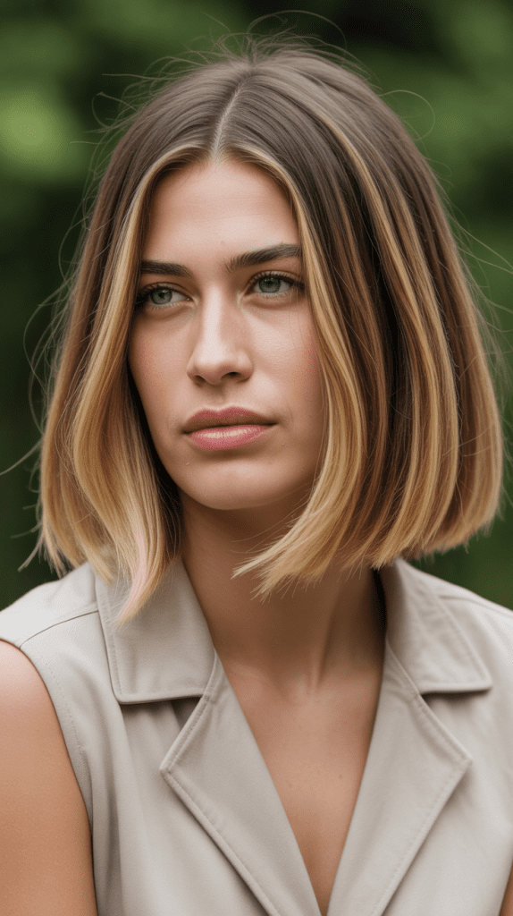 Razor-Cut Angled Bob