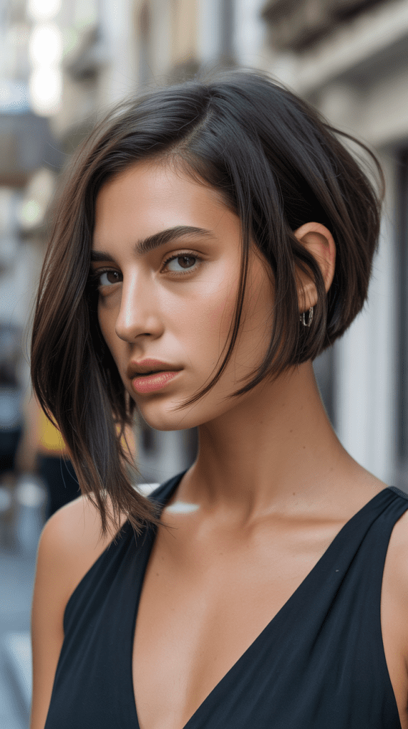  Asymmetrical French Bob
