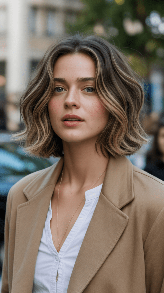 Textured French Bob with Soft Layers