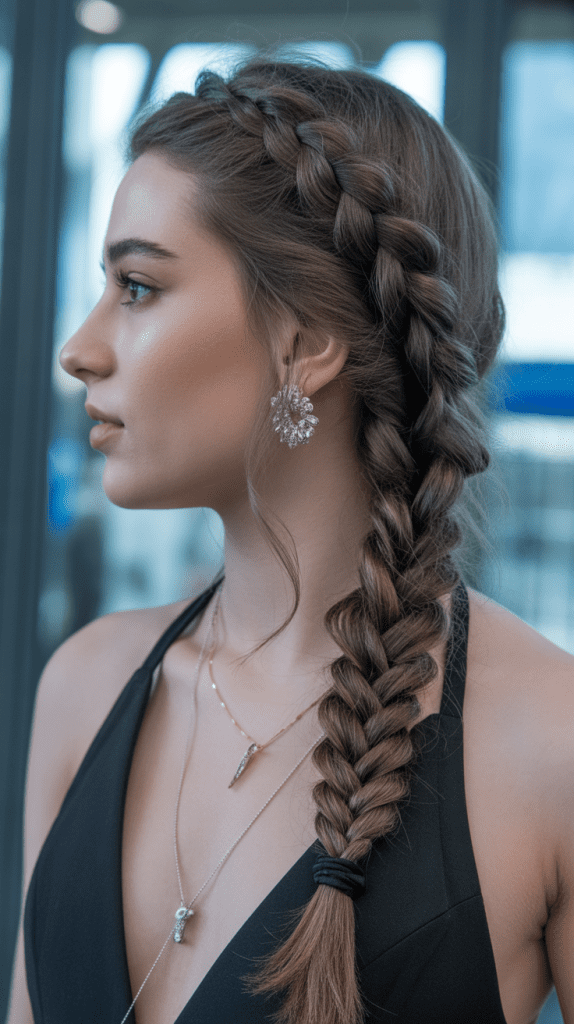 Intricate Fishtail Side Braid