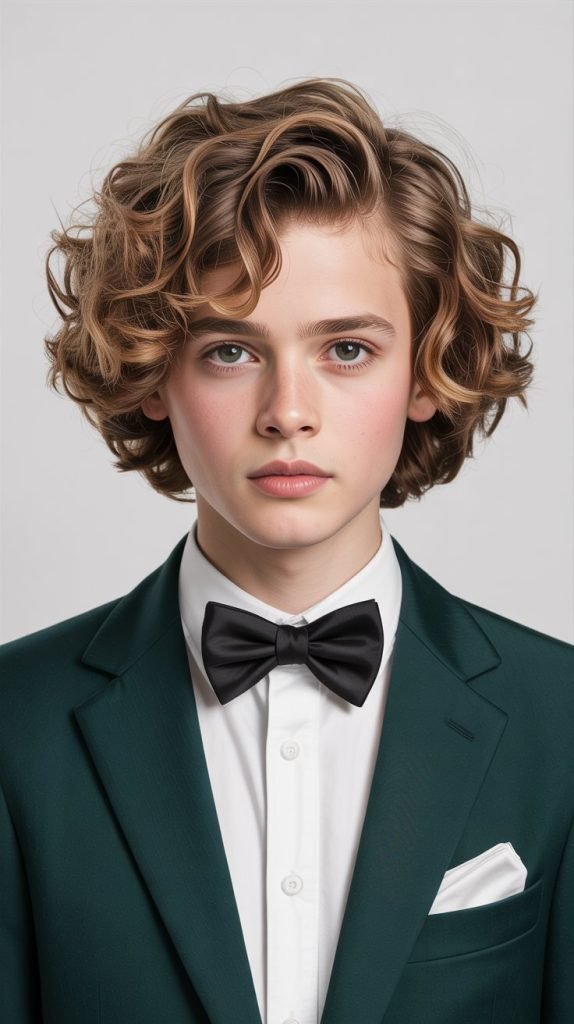 Textured Curly Lob (Long Bob)