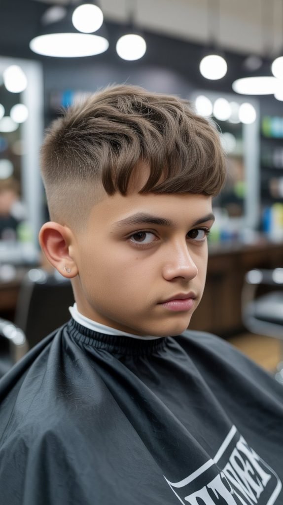 Textured Crop Mullet