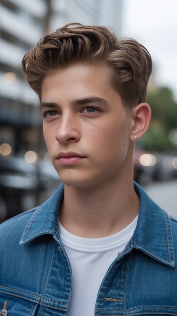 Wavy Brushed Back Style