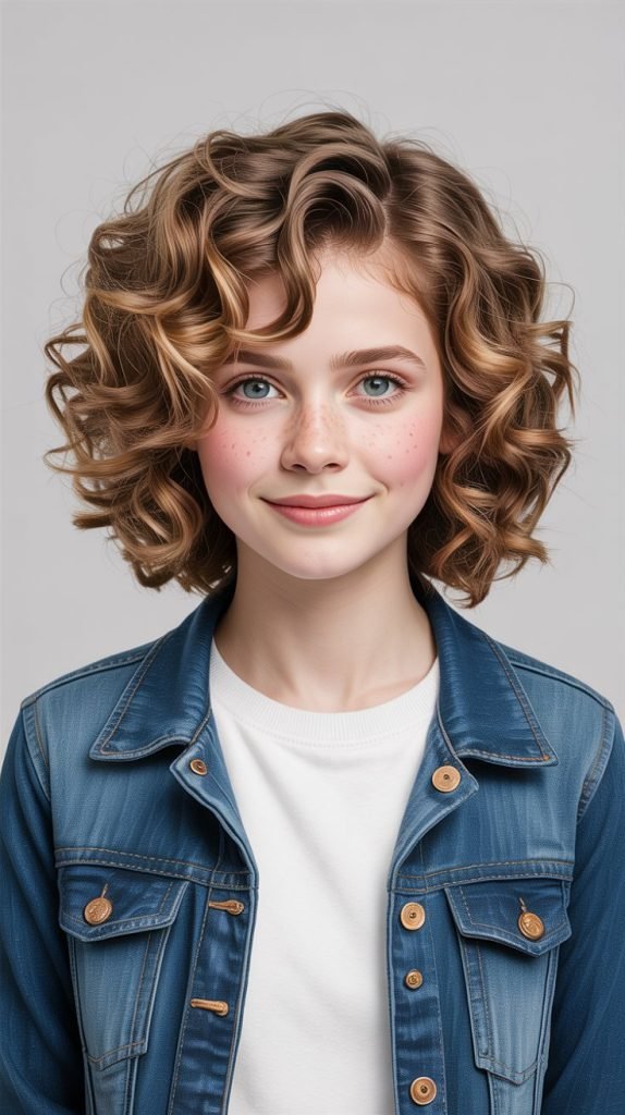 Graduated Curly Layers