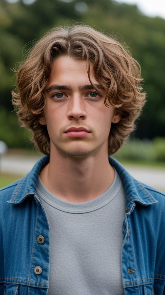 Natural Texture Mullet