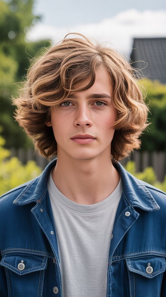 . Layered Curly Shag