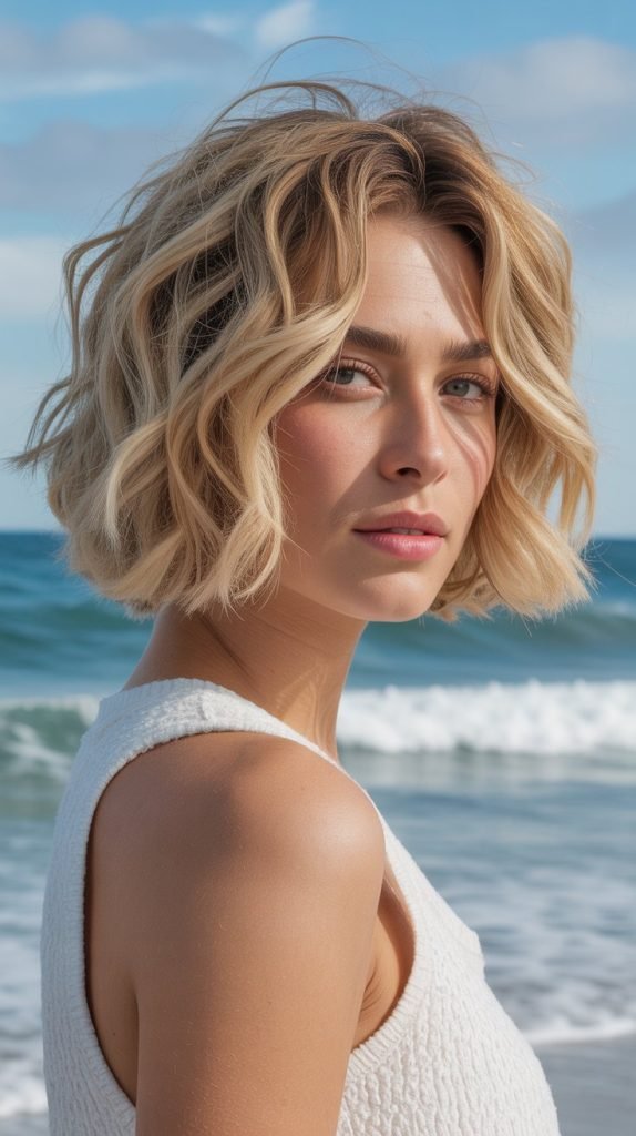 The Textured Beach Wave Bob