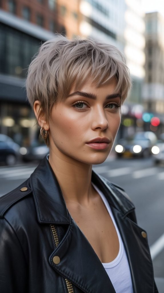21. Textured Pixie with Tousled Finish