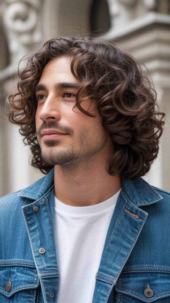  Shoulder-Length Curly Waves