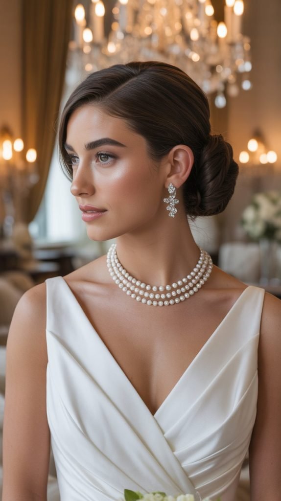 Triple Twist Braid Elegant Chignon