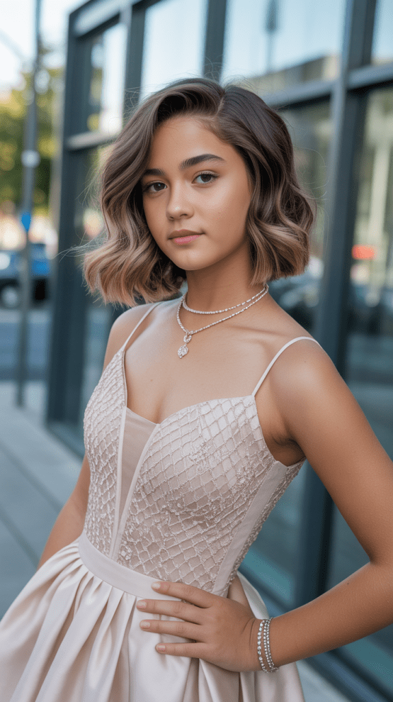  Textured Lob with Subtle Waves