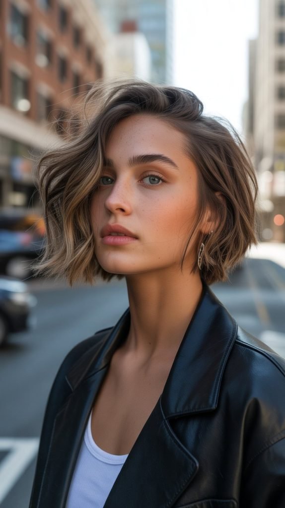 Textured Bob with Choppy Ends