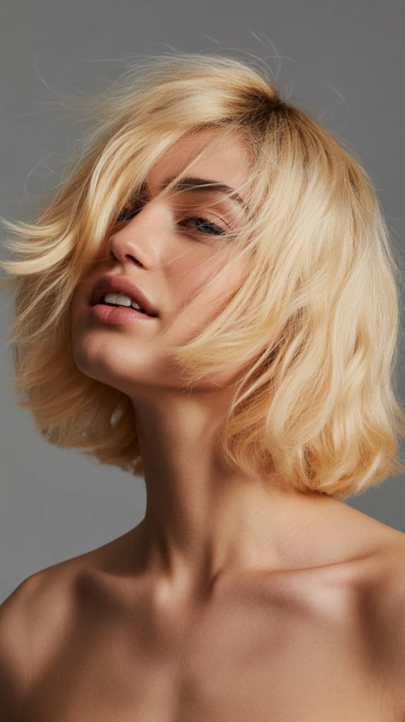 Bouncy Blonde Bob