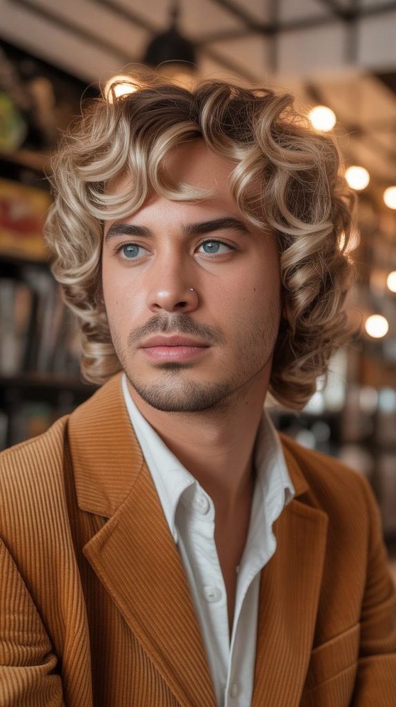  Vintage-Inspired Curly Mullet