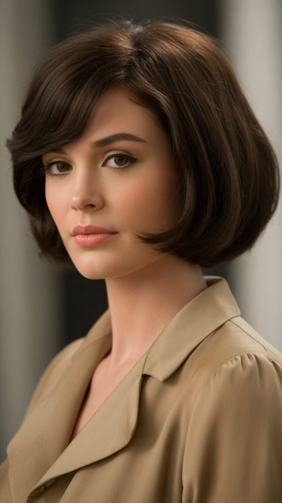 Vintage-Inspired Layered Bob