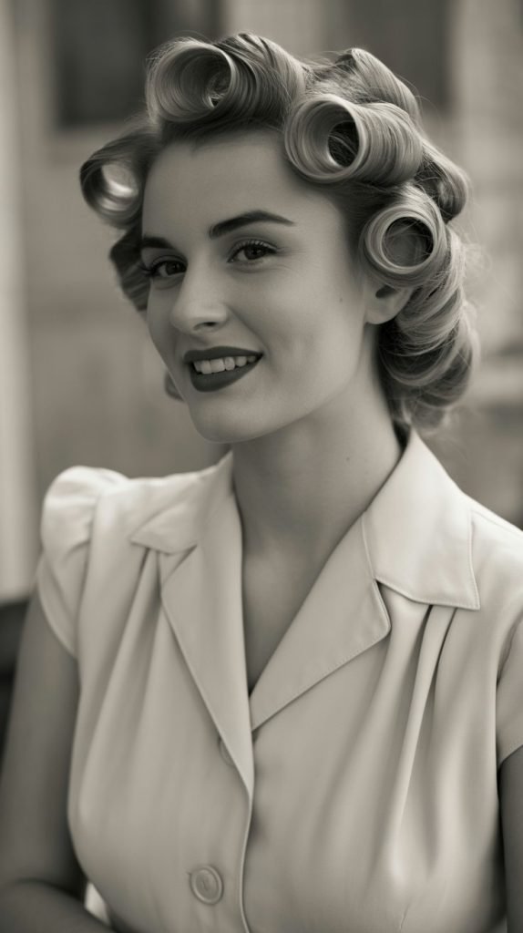 19. Vintage Pin Curls