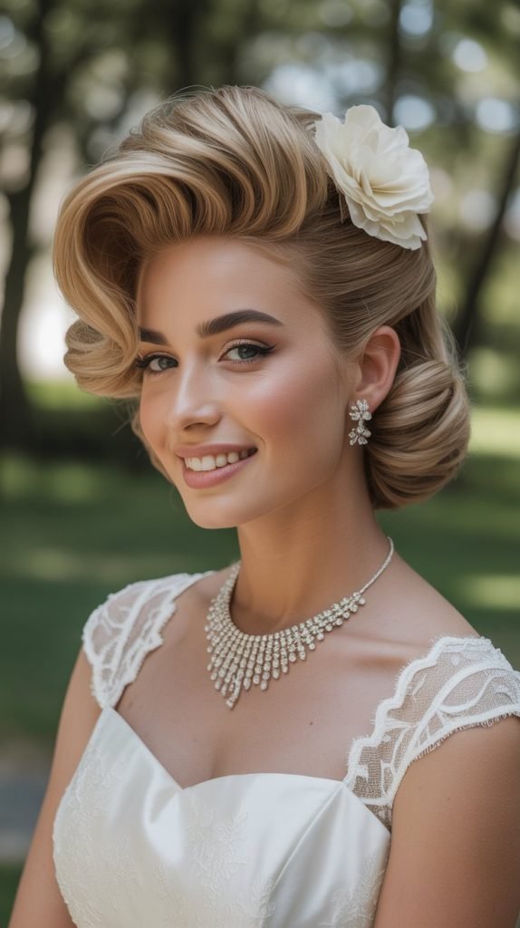 Vintage Bouffant Updo