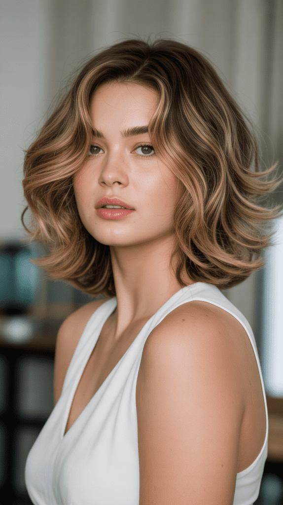  French Bob with Volume Layers