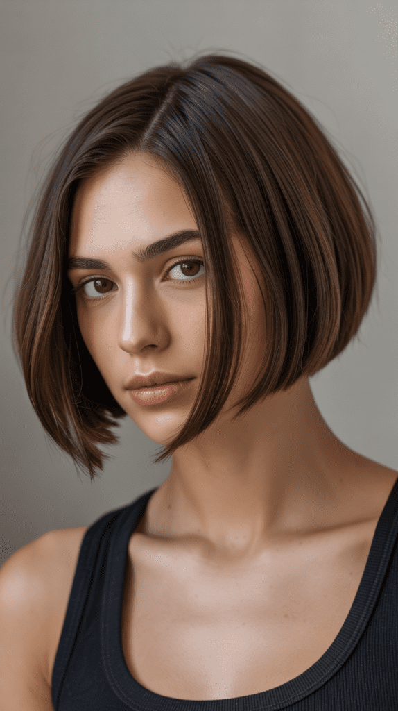 Voluminous Bob with Root Enhancement