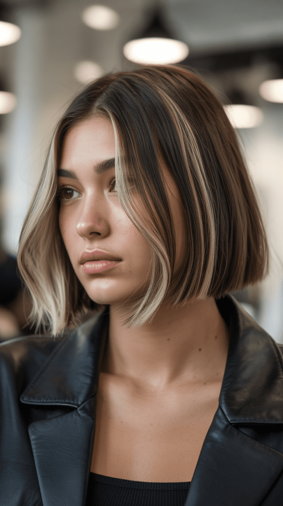 Bob with Peek-a-Boo Highlights