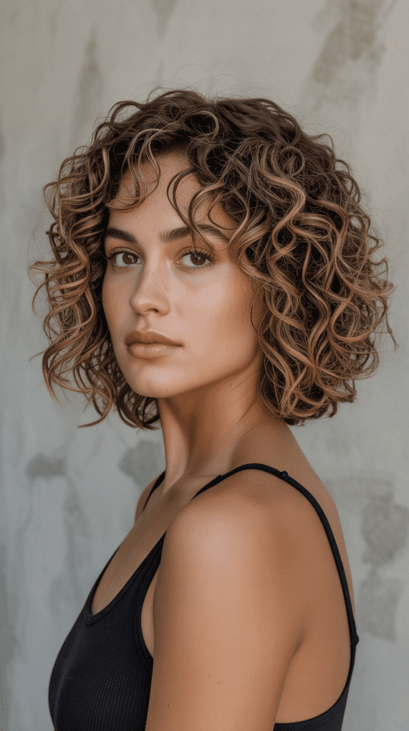 Curly Bob with Definition