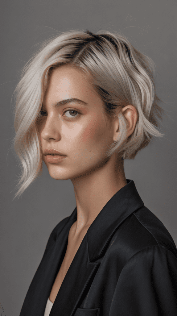 Ear-Length Bob with Editorial Edge
