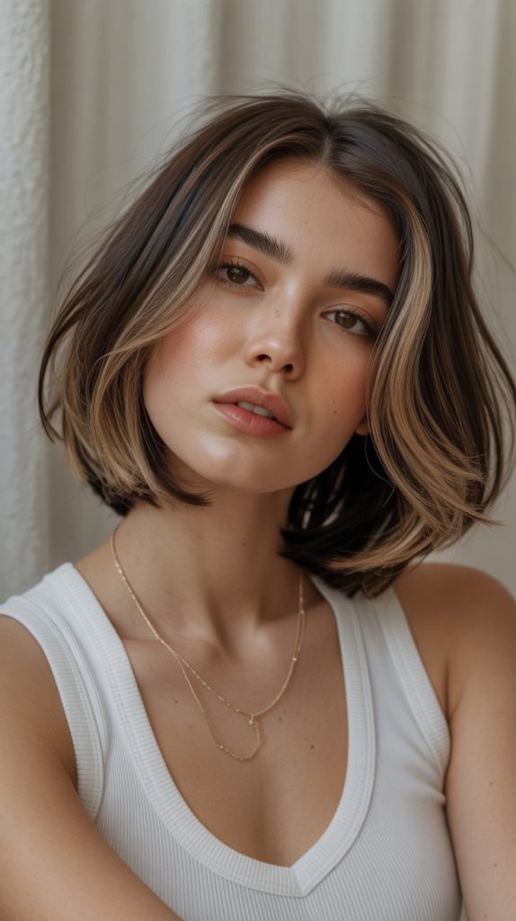 Face-Framing Layer Bob