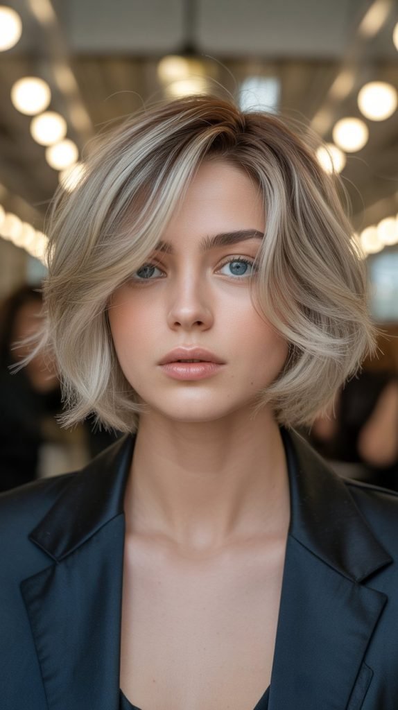 Razored Layers for Fine Hair