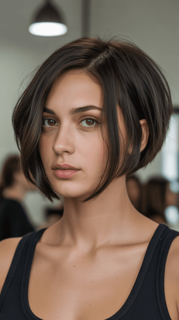 Inverted Bob with Face-Framing Layers