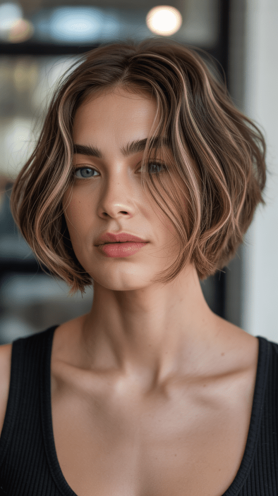 Jaw-Length Bob with Face-Framing Layers