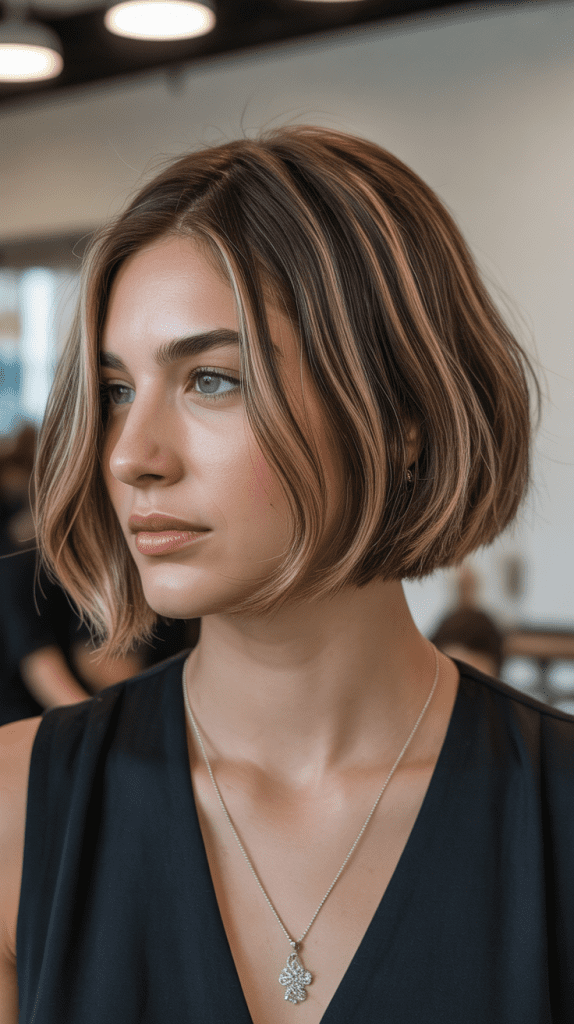 Modern Jaw-Length Shag