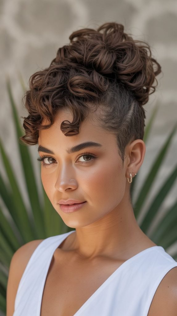 . Pineapple Updo