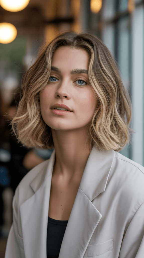 Soft Angled Lob with Natural Waves