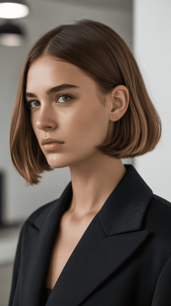 Structured Bob with Clean Lines