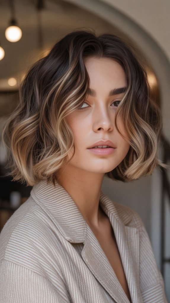 28. Textured Waves with Hazelnut Ribbons