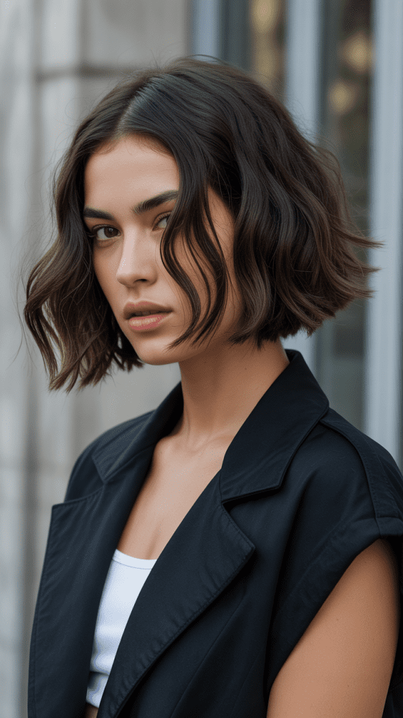 Edgy Jaw-Length Bob