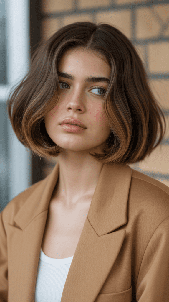 Rounded Jaw-Length Bob