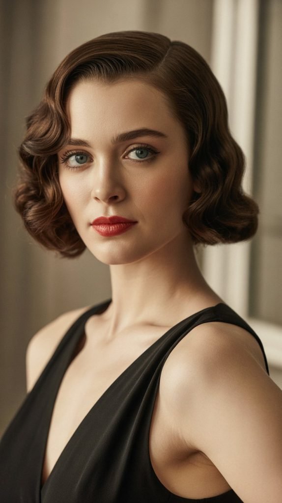 Vintage-Inspired Chin Bob for Retro Charm