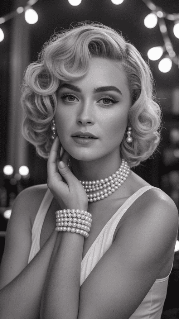 Vintage-Inspired Curly Pixie