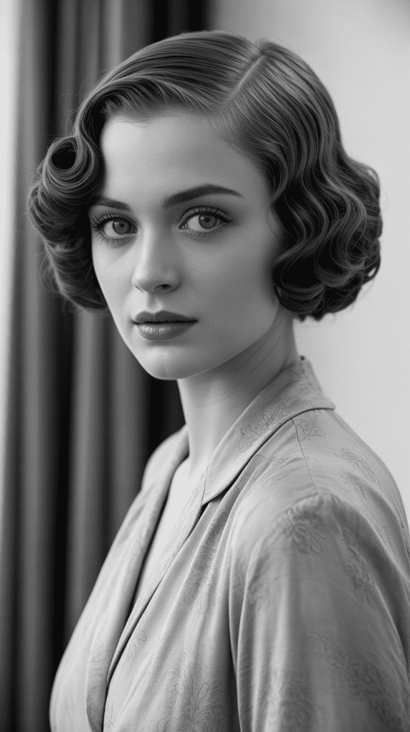 Vintage Pin Curl Bob