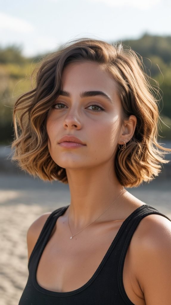 Wavy Bob with Natural Movement