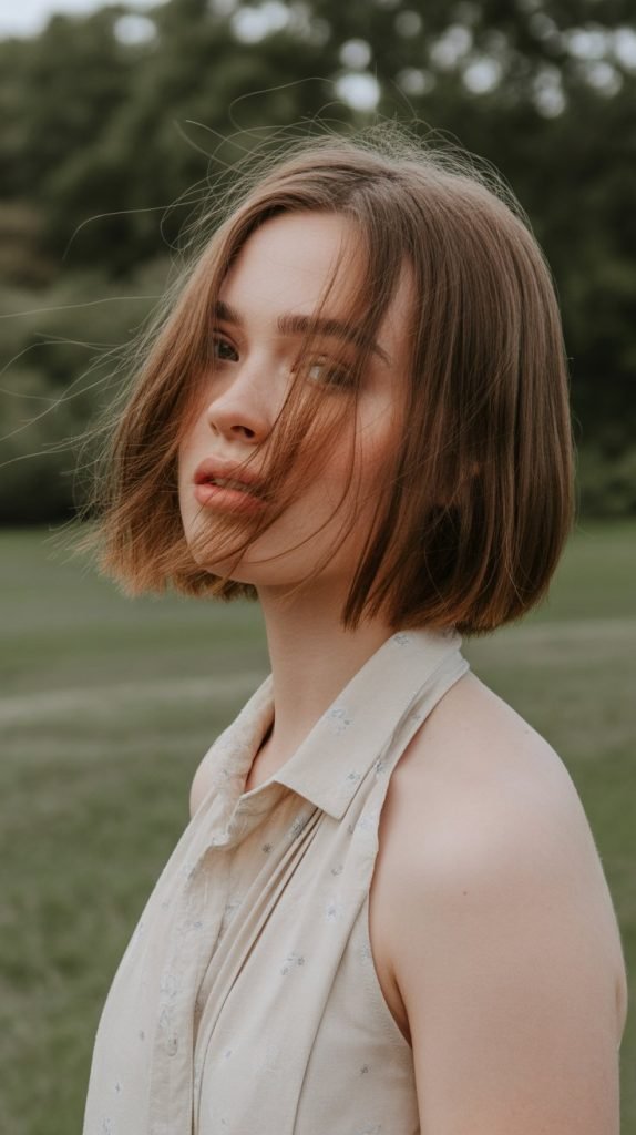 Wispy Ear-Length Bob