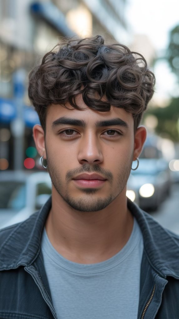 Textured Curly Fringe