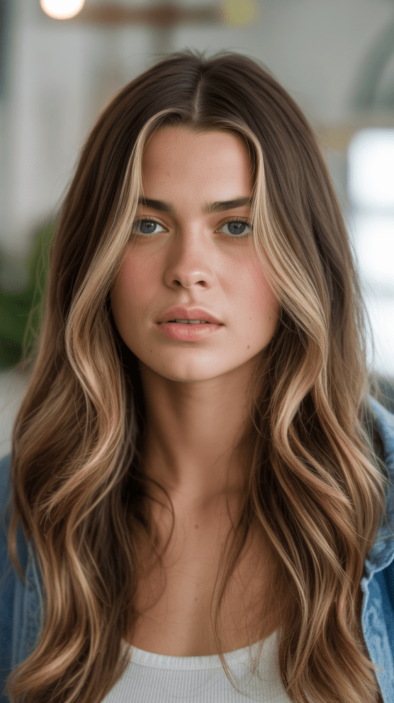 Classic Face-Framing Blonde Lowlights